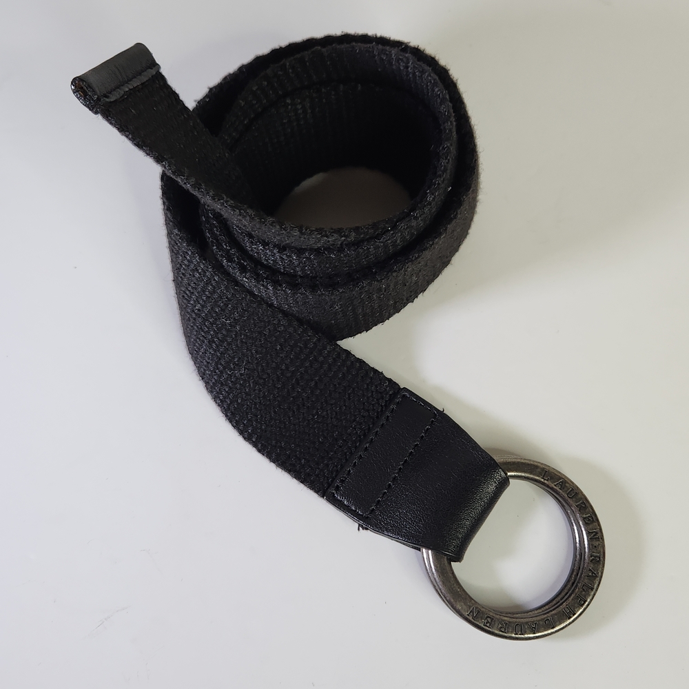 Polo by Ralph Lauren Black Canvas Belt